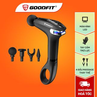 Máy massage cầm tay chính hãng GOODFIT GF01MG có tay cầm trợ lực