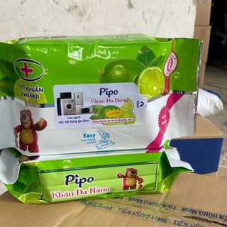 Khăn Lau Bếp Đa Năng Pipo (Thùng 24 Gói) (Thùng)