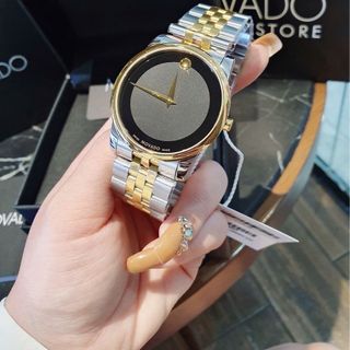 ĐỒNG HỒ NAM SIÊU CẤP MÁY THUỴ SĨ MOVADU DÂY THÉP CHECK CODE