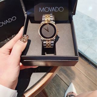 ĐỒNG HỒ NAM SIÊU CẤP MÁY THUỴ SĨ MOVADU DÂY THÉP CHECK CODE