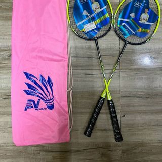 Túi  đựng vợt cầu lông bằng vải thun nhung 2 da dày , có dây rút , đựng được đến 4 cây vợt