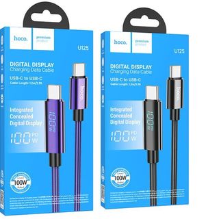 Cáp Sạc Nhanh Hoco U125 Có Màn Hình Hiển Thị Tốc Độ Sạc