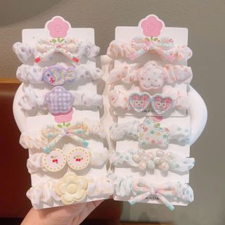 VĨ 3 CỘT TÓC MIKA SCRUNCHIES