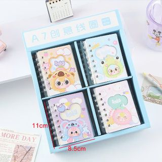SỔ LÒ XO A7 BABY THREE BÌA LỘNG BABY
