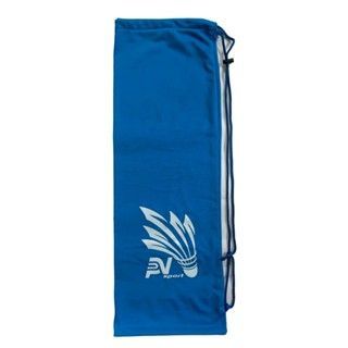 Túi  đựng vợt cầu lông bằng vải thun nhung 2 da dày , có dây rút , đựng được đến 4 cây vợt