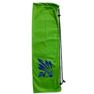 Túi đựng vợt cầu lông bằng vải thun nhung 2 da dày , có dây rút , đựng được đến 4 cây vợt