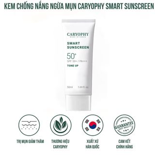 Kem Chống Nắng Caryophy Smart Tone Up Sunscreen Spf 50+ 50ml