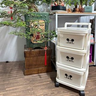 Kệ 3 Tầng Mickey Kích Thước Thùng 38 x 29,5 x 39