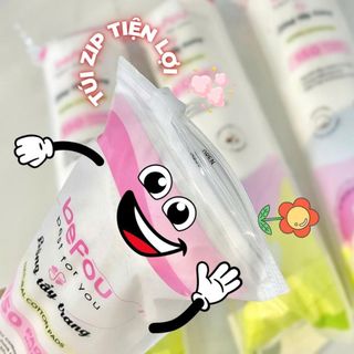 Bông Tẩy Trang BEFOU Best For You Pure Snow Cotton Pad Mềm Mịn, Dịu Nhẹ Cho Da 150M
