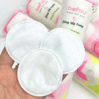 Bông Tẩy Trang BEFOU Best For You Pure Snow Cotton Pad Mềm Mịn, Dịu Nhẹ Cho Da 150M