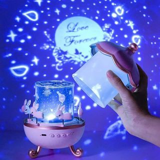 ĐÈN NGỦ CHIẾU SAO 3D HÌNH THỎ