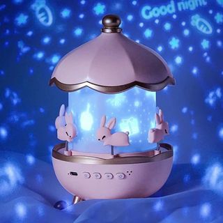ĐÈN NGỦ CHIẾU SAO 3D HÌNH THỎ