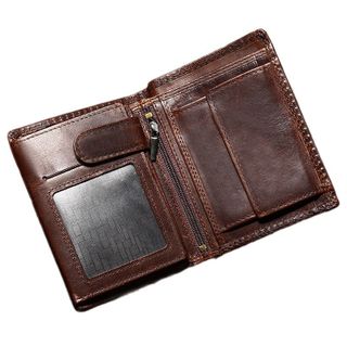 Ví ngắn nam da bò thật 523