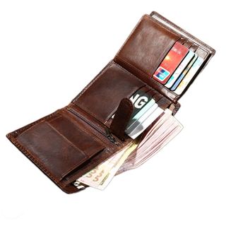 Ví ngắn nam da bò thật 523
