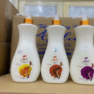 Sữa tắm trắng da Cao Cấp AJOLAVitamin E xuất Pháp hương nước hoa - 1200ml