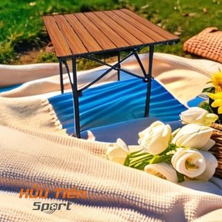 Bàn Gấp Gọn Dã Ngoại Camping Siêu Nhẹ, Bàn Xếp Gọn Du Lịch Picnic, Bàn Trà Mini Ngoài Trời Tiện Lợi Nhỏ Gọn