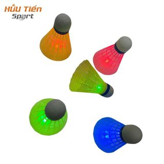 Hộp Cầu Lông Bằng Nhựa Phát Sáng BOSHIKA Chính Hãng, Quả Cầu Lông Bằng Nhựa Có Đèn led Phát Sáng Nhiều Màu Sắc Độc Đáo