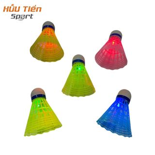 Hộp Cầu Lông Bằng Nhựa Phát Sáng BOSHIKA Chính Hãng, Quả Cầu Lông Bằng Nhựa Có Đèn led Phát Sáng Nhiều Màu Sắc Độc Đáo