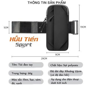 Túi Đeo Tay Chạy Bộ Đa Năng, Đai Đeo Tay Thể Thao Cao Cấp Đựng Điện Thoại Chống Thấm Nước, Có Dải Phản Quang Bag Túi Thể Thao Sport