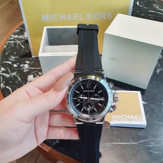 ĐỒNG HỒ NAM TRUNG CẤP MICHAEL K DÂY CAO SU MẶT CHONOGRAP