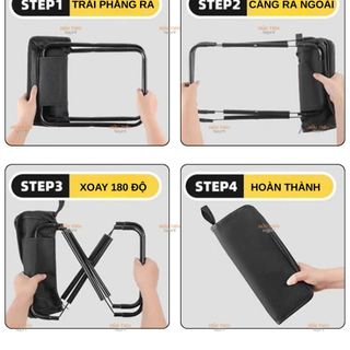 Ghế Xếp Gọn Du Lịch Cắm Trại Siêu Nhẹ 400g – Ghế Ngồi Mini Hoa Văn Thổ Cẩm Dã Ngoại Picnic Siêu Bền