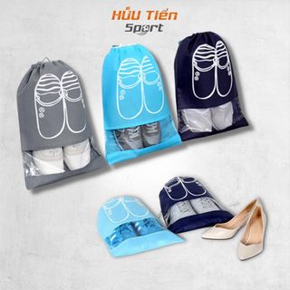 Túi Đựng Giày, Túi Rút Họa Tiết Chống Bẩn, Có Dây Rút Đi Du Lịch Tiện Lợi
