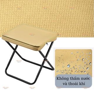 Ghế Xếp Gọn Du Lịch Cắm Trại Siêu Nhẹ 400g – Ghế Ngồi Mini Hoa Văn Thổ Cẩm Dã Ngoại Picnic Siêu Bền