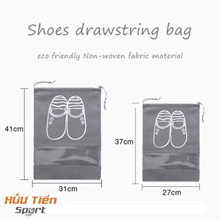 Túi Đựng Giày, Túi Rút Họa Tiết Chống Bẩn, Có Dây Rút Đi Du Lịch Tiện Lợi