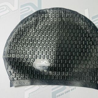 mũ bơi chống nước không đau đầu silicon mềm  CONQUEST
