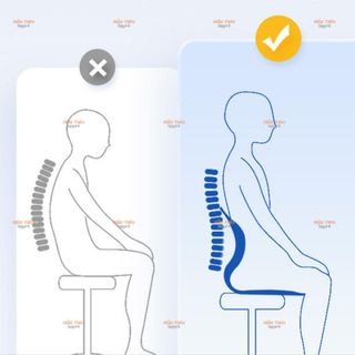 Ghế Công Thái Học Ngồi Đúng Tư Thế, Ghế Điều Chỉnh Tư Thế Giảm Đau Lưng Bảo Vệ Cột Sống