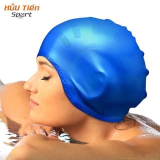 Mũ Bơi Trùm Tai Feike, Nón Bơi Nam Nữ Silicon Chống Thấm Nước Bể Bơi, Bảo Vệ Tóc Và Tai