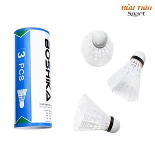 Bộ 3 Quả Cầu Lông BOSHIKA Bằng Nhựa Chính Hãng