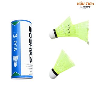 Bộ 3 Quả Cầu Lông BOSHIKA Bằng Nhựa Chính Hãng