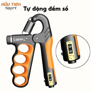 Kìm Bóp Tay 100KG Có Đếm 4 Lỗ, Dụng Cụ Tập Cơ Tay Điều Chỉnh Lực 5 - 100kg Có Bộ Đếm Số Cơ, Đếm Số Điện Tử Tập Tay Tập Thể Dục Tập Gym