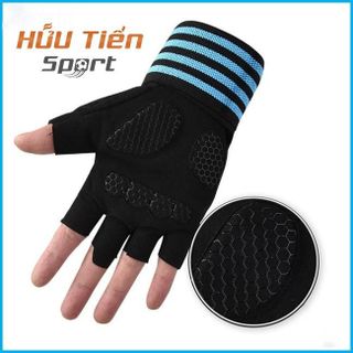 Găng Tay Tập Gym Nam Hở Ngón Bao Tay Tập Tạ Thể Hình Xà Đơn ZMZQ Nam Nữ Có Cuốn Cổ Tay Chống Trơn Chống Trơn Trượt