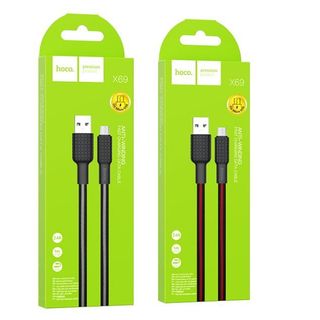 Cáp Sạc Hoco X69 Hỗ Trợ Sạc Nhanh Bọc Dù Chống Đứt Cho Mọi Loại Máy