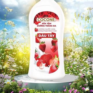 Sữa Tắm Trắng Da Dâu Tây Cocone (Thùng 20 Chai x 900ml)