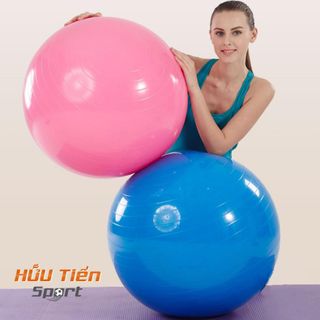 Bóng Tập YOGA, Banh Bóng Yoga Tập Gym Thể Hình Cao Cấp 55 65 75cm Dày 2mm [ Tặng kèm phụ kiên bơm ]
