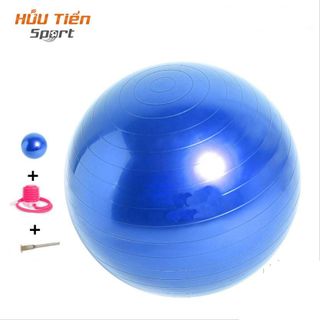 Bóng Tập YOGA, Banh Bóng Yoga Tập Gym Thể Hình Cao Cấp 55 65 75cm Dày 2mm [ Tặng kèm phụ kiên bơm ]