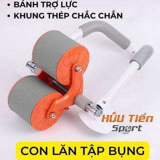 Con lăn tập bụng - Dụng cụ tập gym tại nhà thế hệ mới 2 bánh có chỗ để tay tiện dụng, chất liệu cao cấp CL04 Tập Cơ Bụng Tập Cơ Bụng