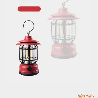 Đèn Pin Cắm Trại Dã Ngoại Vintage Chống Nước IPX4 – Đèn Led Dã Ngoại, Du Lịch + Bộ Sạc Type – C