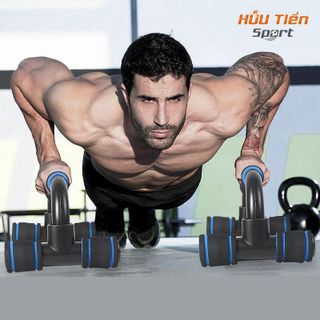 Dụng Cụ Tập Hít Đất Chống Đẩy Chân Thẳng Tập Vai Bụng Push up Stand, Dụng Cụ Tập Gym Thể Dục Tại Nhà Cho Nam