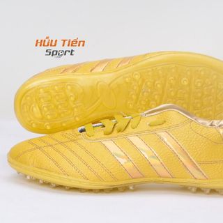 Giày đá bóng, Giày 3 sọc màu đé trong đá banh sân cỏ nhân tạo giá rẻ dành cho nam nữ thể thao bóng đá HỮU TIẾN SPORT Giày Thể Thao