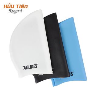 Mũ Bơi, Nón Bơi Người Lớn Nam Nữ Che Tai Silicon Chống Nước Cao Cấp Aolikes AL5010