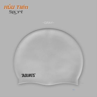 Mũ Bơi, Nón Bơi Người Lớn Nam Nữ Che Tai Silicon Chống Nước Cao Cấp Aolikes AL5010