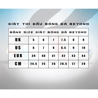 Giày Đá Banh Beyono Legend, Giày Đá Bóng Sân Cỏ Nhân Tạo Khâu Full Đế TF Cao Cấp Chính Hãng Sport
