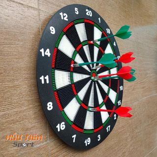 Bảng Phi Tiêu, Bộ Đồ Chơi Phóng Ném Phi Tiêu Bảng Tròn Cứng Cao Cấp Bám Dính Chuyên Nghiệp Cho Bé ( 6 Mũi )