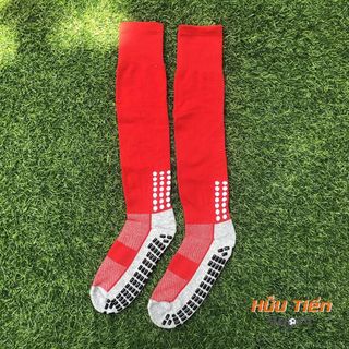 Tất Đá Bóng Chống Trượt Cổ Cao, Vớ Dài Đá Banh Chống Trơn Cổ Cao 30-35cm Nhiều Màu Giá Rẻ