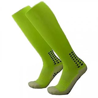 Tất Đá Bóng Chống Trượt Cổ Cao, Vớ Dài Đá Banh Chống Trơn Cổ Cao 30-35cm Nhiều Màu Giá Rẻ