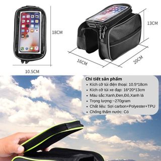 Túi Đựng Điện Thoại Xe Đạp Tiện Lợi, Chống Nước Hiệu Quả, Túi Đựng Điện Thoại Xe Đạp Thông Minh Nhiều Màu